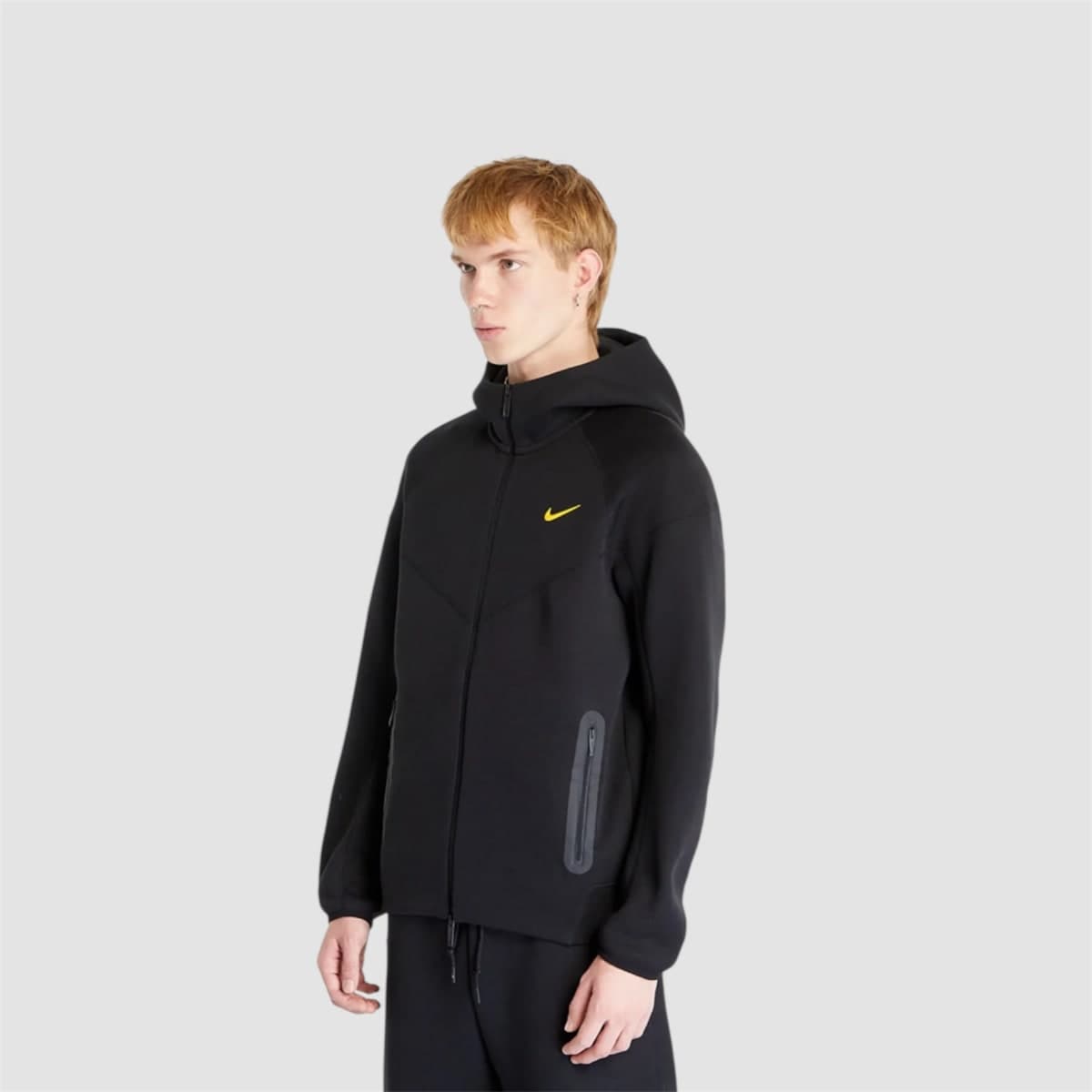 NIKE X NOCTA TECH FLEECE FULL ZIP HOODIE BLACK - Image 3