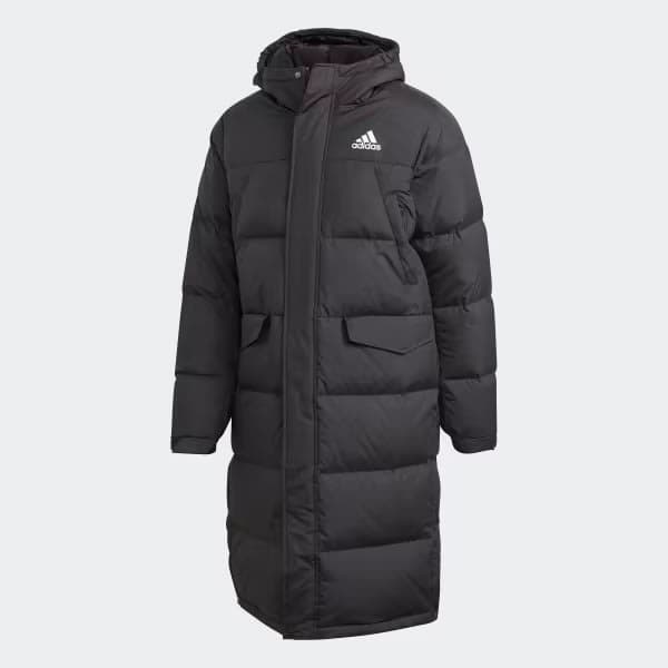 Parka Longue en Duvet à 3 Bandes adidas - Image 1